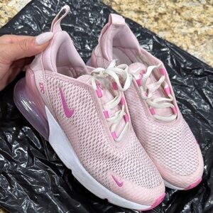 Nike 270 Pink Athletic Shoes